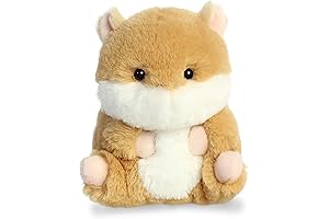 Round Rolly Pet Frolic Hamster Stuffed Animal - Adorable Companions for Pet Hamster Lovers