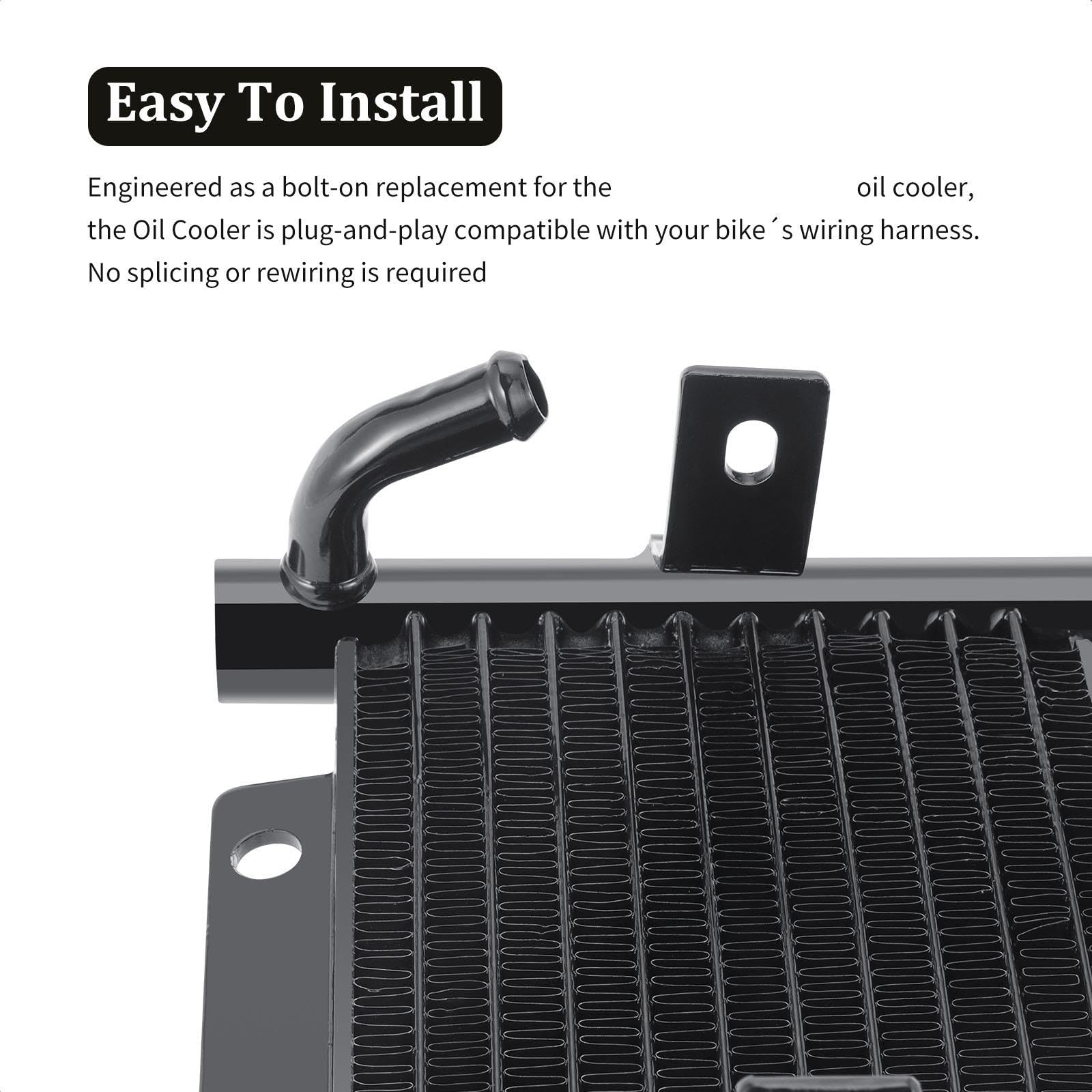Radiador Enfriador De Aceite para Motocicleta, para Harley Touring Road King Electra Glide Street 2017 2018 2019 2020 2021 2022 2023