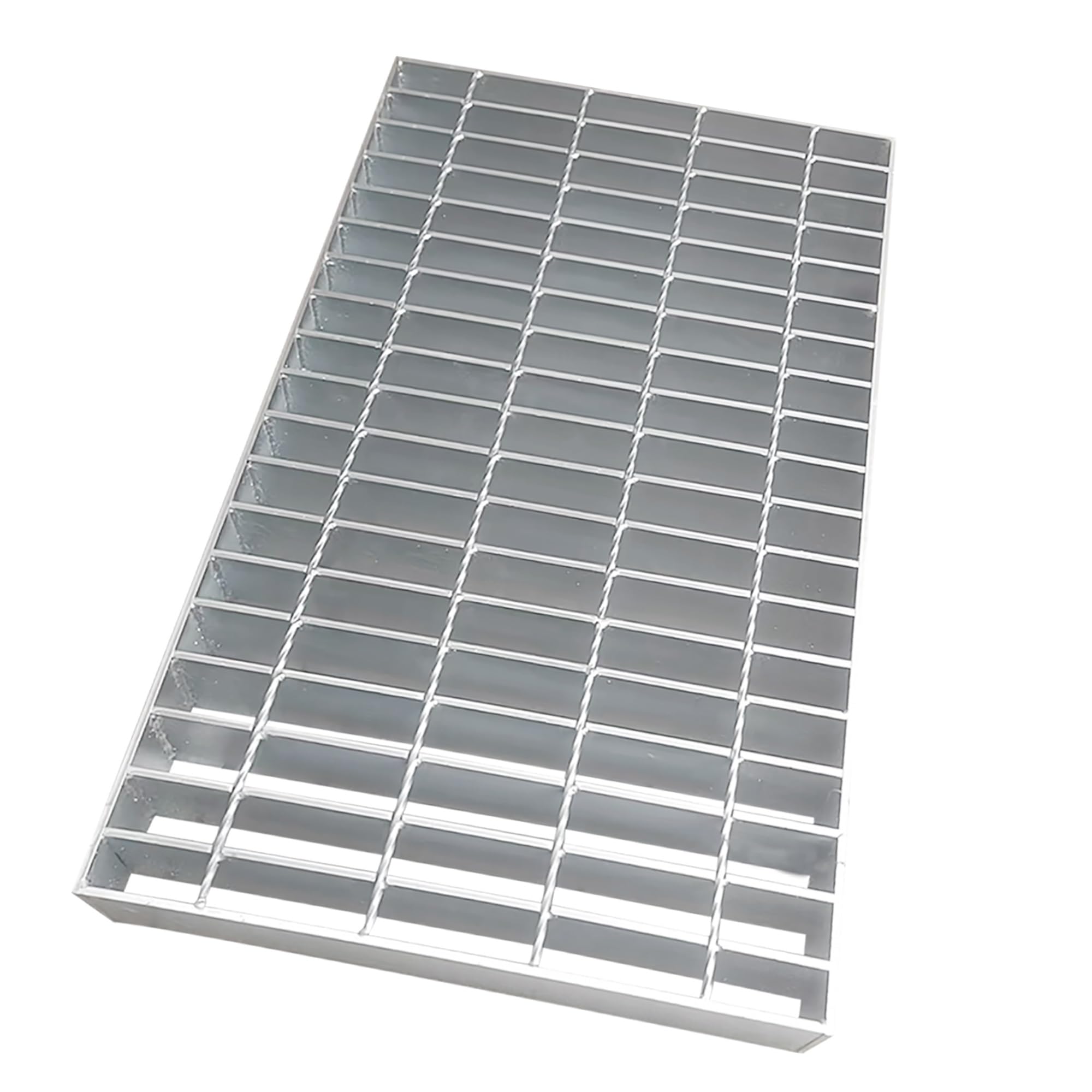GDMDPTE Galvanized Steel Drain Grate for Outdoor Driveway Yard Sidewalk & Garage Drainage - Heavy-Duty Rust-Resistant Water Drain System