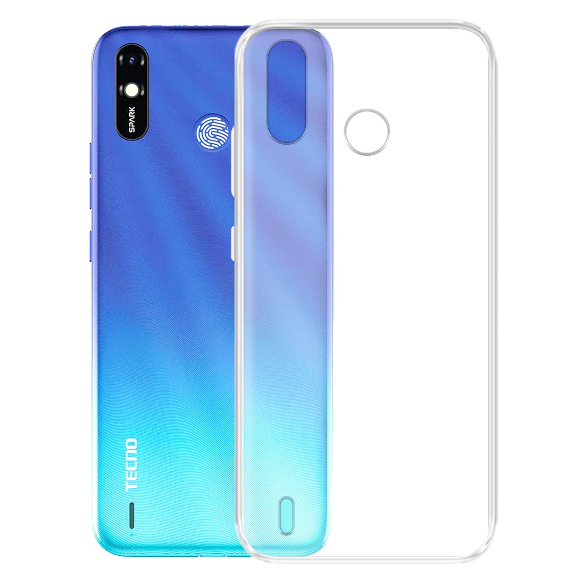 Zapcase Back Case Cover for Tecno Spark Go Plus | Compatible for Tecno Spark Go Plus Back Case Cover | 360 Degree Protection | Soft and Flexible (TPU | Transparent) (B0D1MYG2K2) Amazon Price History, Amazon Price Tracker