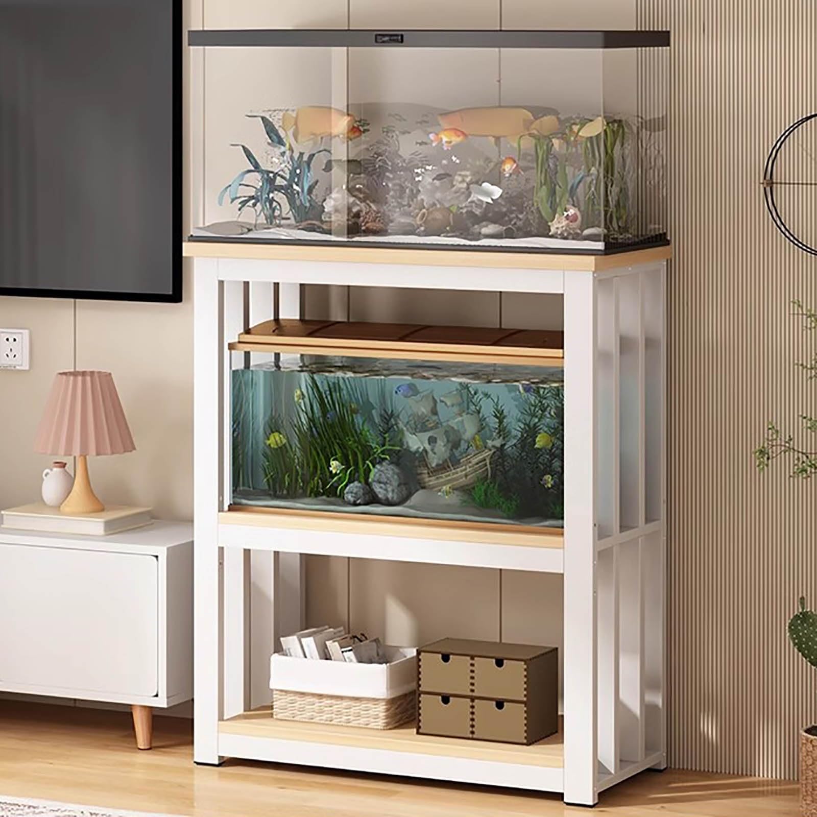 Robuster Aquariumständer für Aquarien, 100 cm hoch, bodenstehender Züchterständer für Schildkrötenbecken, Reptilien-Terrarium