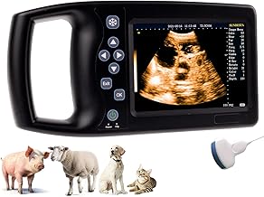 Portable Dog Ultrasound Machine for Pregnancy, at Home Ultrasound Machine with 3.5Mhz Convex Probe for Dogs, Cats, Sheep, Goats, Pigs Pregnancy Check (Convex Probe)