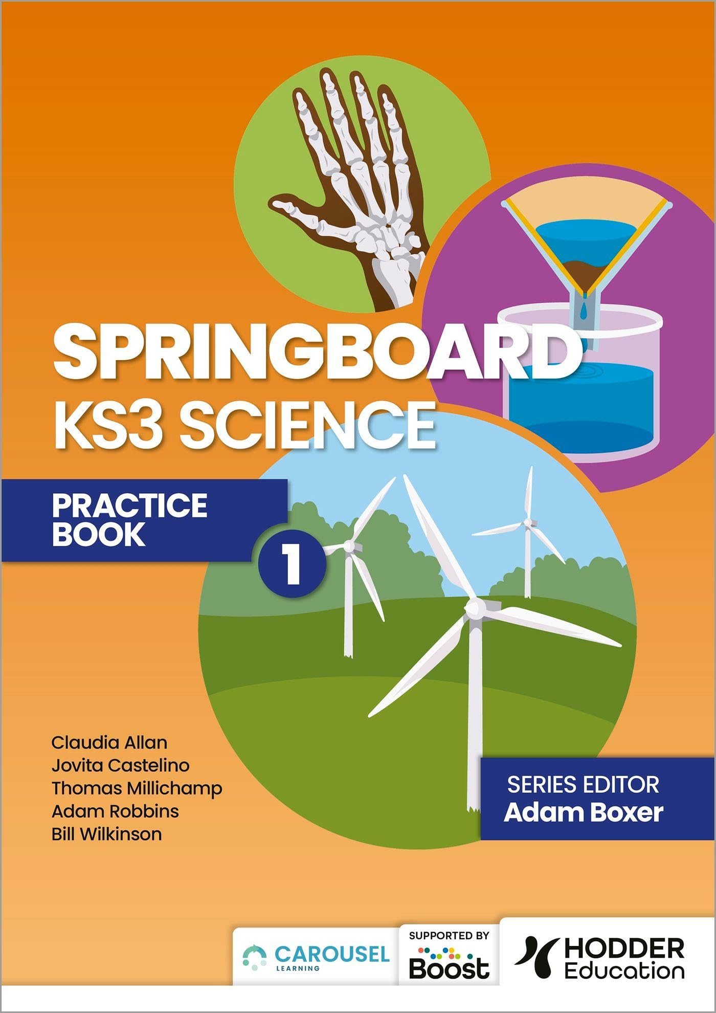 Springboard: KS3 Science Practice Book 1 by Adam Boxer, Jovit... - 9781398385740
