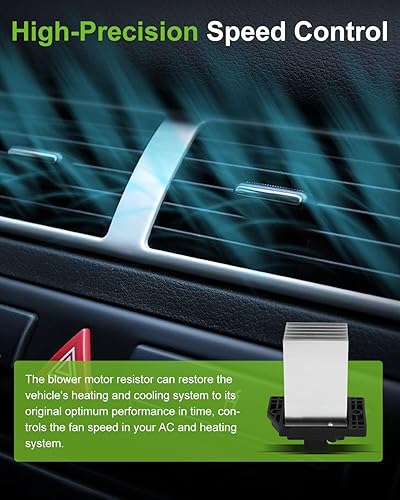 Miniatura 1115 de SCITOO Resistencia de motor de ventilador HVAC para 2008-2013 para Chrysler 300/2008-2016 para Town & Country/2008-2010 para Dodge Charger/2008-2018
