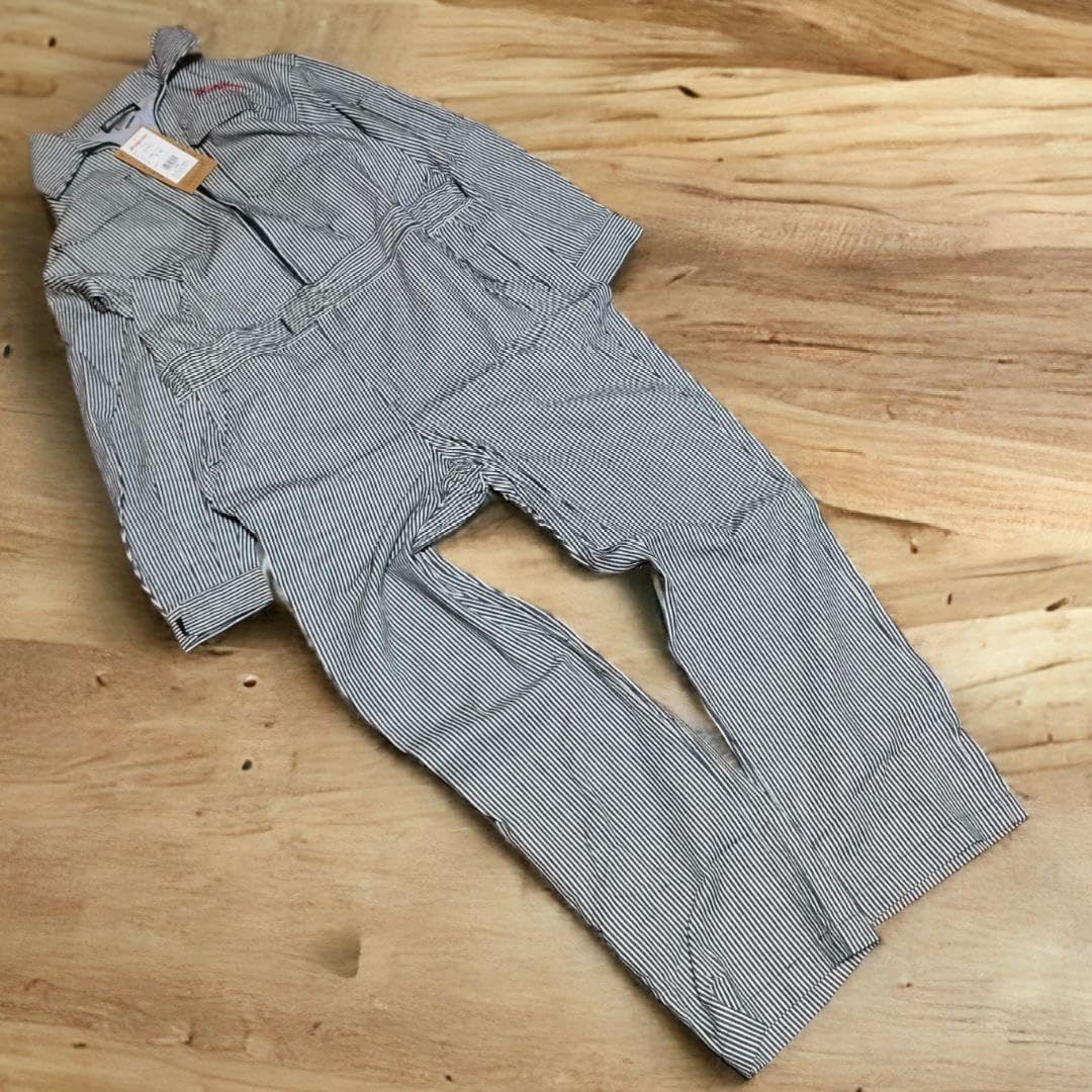 Amazon.co.jp: タグ付スナップオン ヒッコリー 長袖 ツナギ size L 