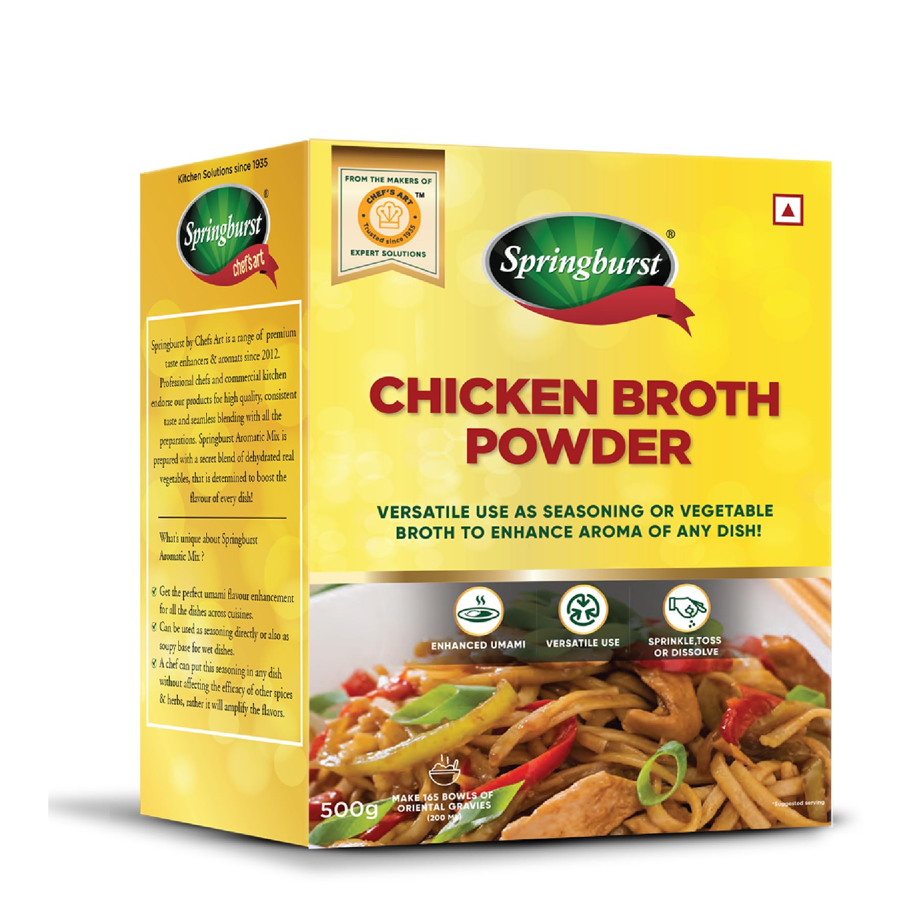 Chefs Art Chicken Broth Powder, -500 gm (B07ND9KQD6) Amazon Price History, Amazon Price Tracker