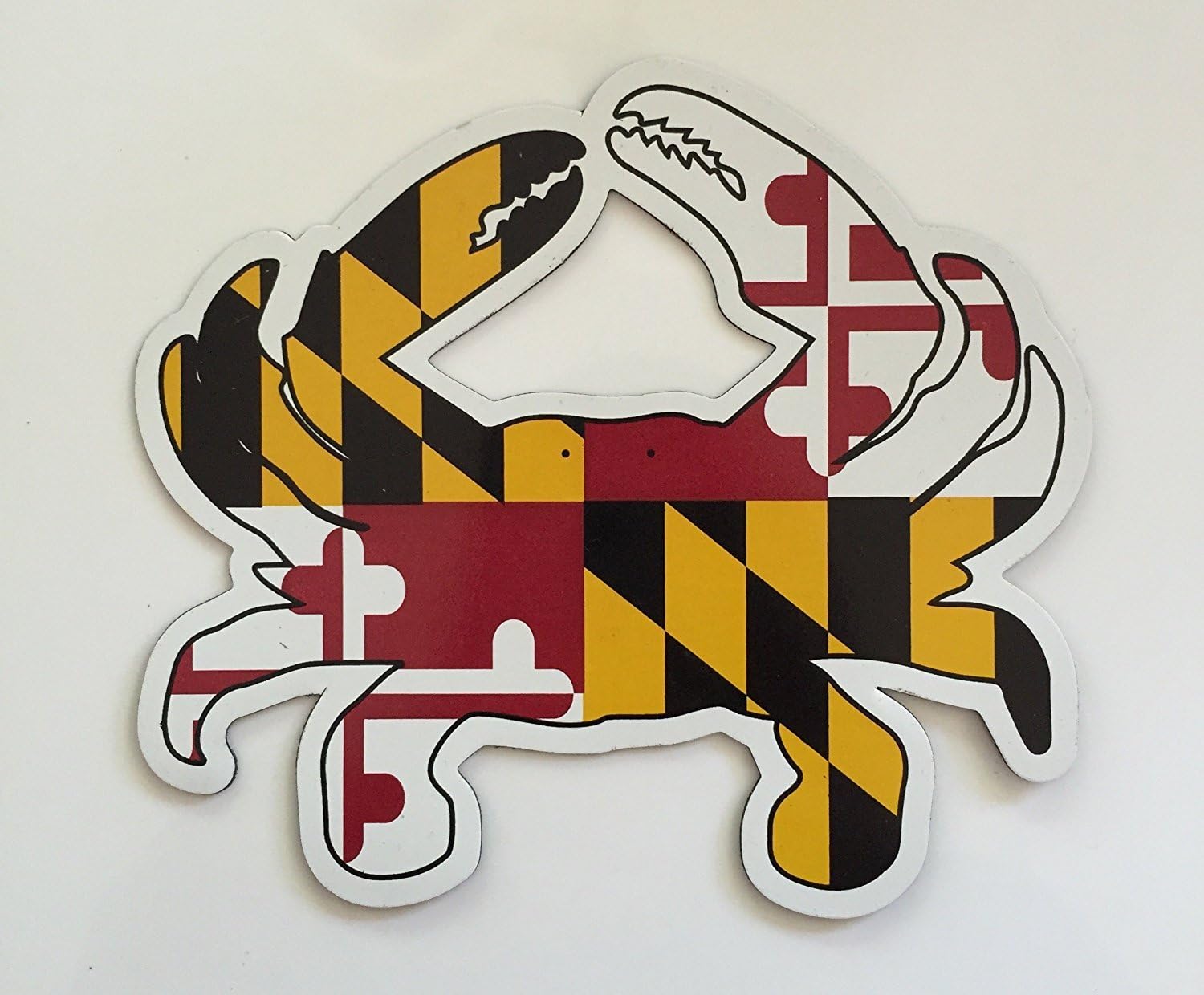 Maryland FLAG Blue Crab Car Refrigerator Large OUTDOOR Magnet 5.5" x 5"