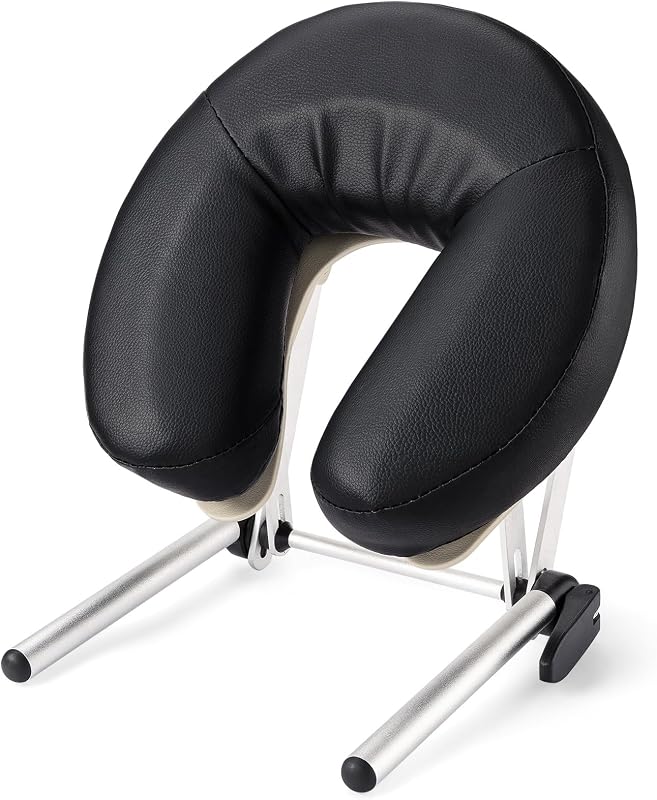 Suporte de Rosto e Almofada para Maca de Massagem Udefineit, Ajustável e Dobrável