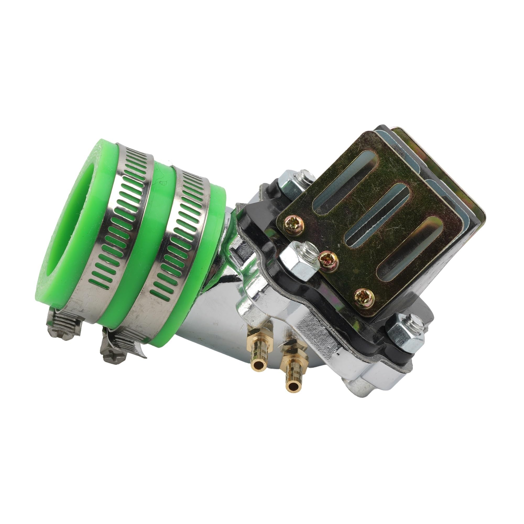 Motorcycle Carburetor Interface Intake Manifold Reed Valve for Scooters Fit for PWK Clapet D Admission Reed Valve Carburetor Reed Valve(Green)