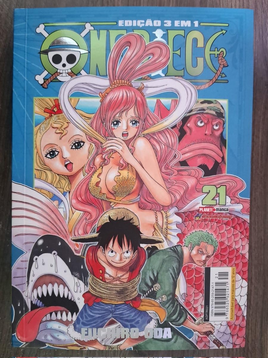 One piece 3 em 1 vol. 21 | Amazon.com.br