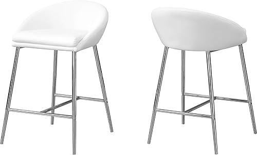 Miniatura 5 de Monarch Specialties I BARSTOOL, Blanco
