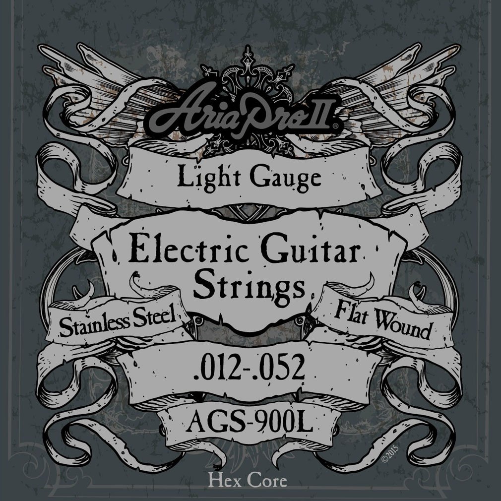 Amazon.co.jp: AriaProII アリアプロツー エレキギター弦 Flat