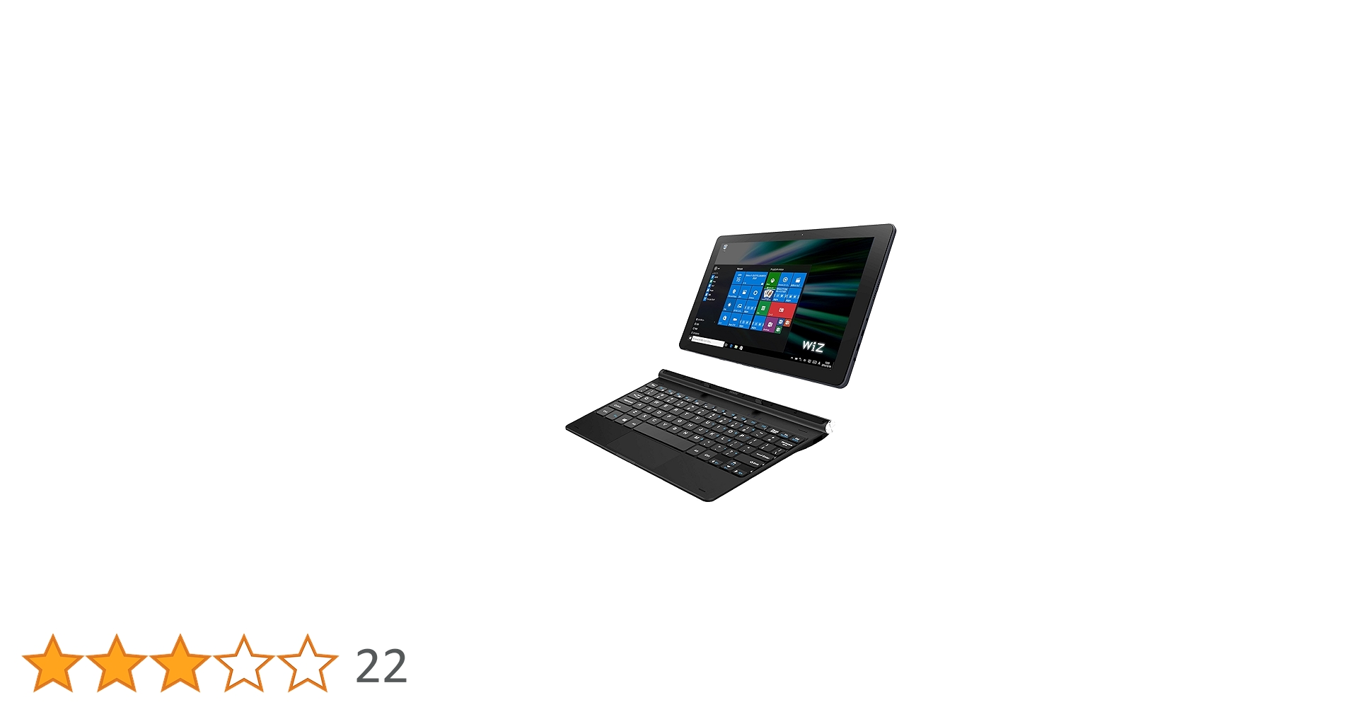【新品未使用】KEIAN 　WiZ 2IN1Windowsタブレット ＢＬＡＣＫ 恵安株式会社 WiZブランド 10.1インチ2in1タブレット「KIC104-BK