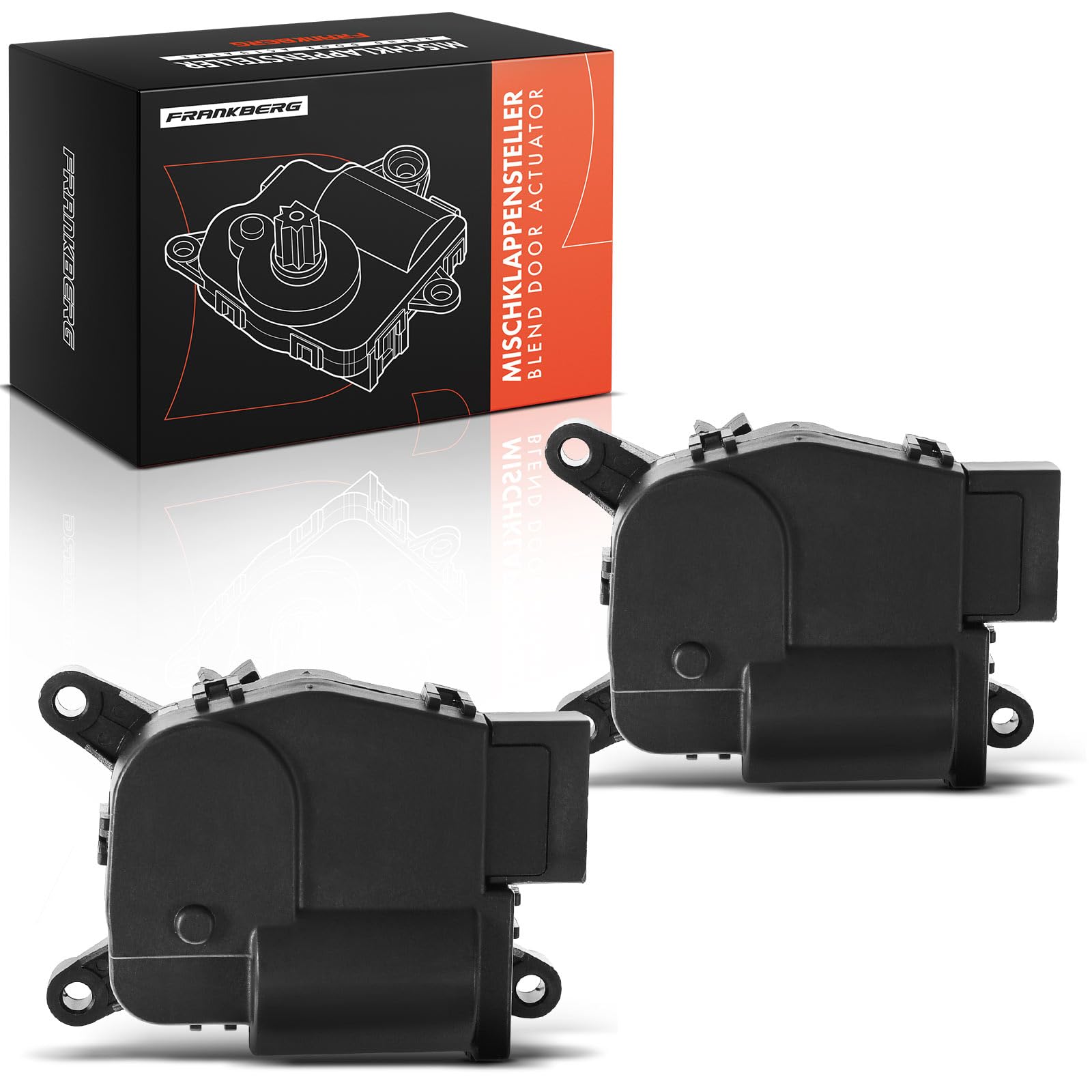 Frankberg 2 x regolatore per motore di regolazione, valvola di regolazione Compatibile conA3 Q3 Leon I II Golf VI 5K 2003-2015 1K0907511C