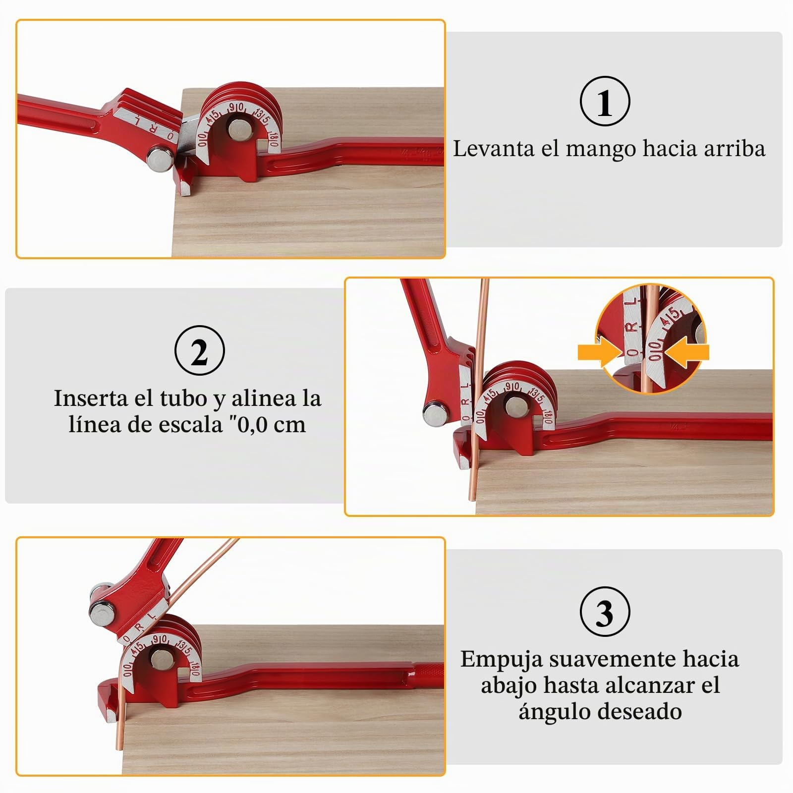 efuturetime Herramienta Ensanchamiento para Mangueras de Freno con Dobladora de Tubos, 7,6 m de Líneas de Freno, Mini Corta Tubos 3-16 mm, 16 Conexiones de Tornillo, 4 Conectores, Flangeado Simple