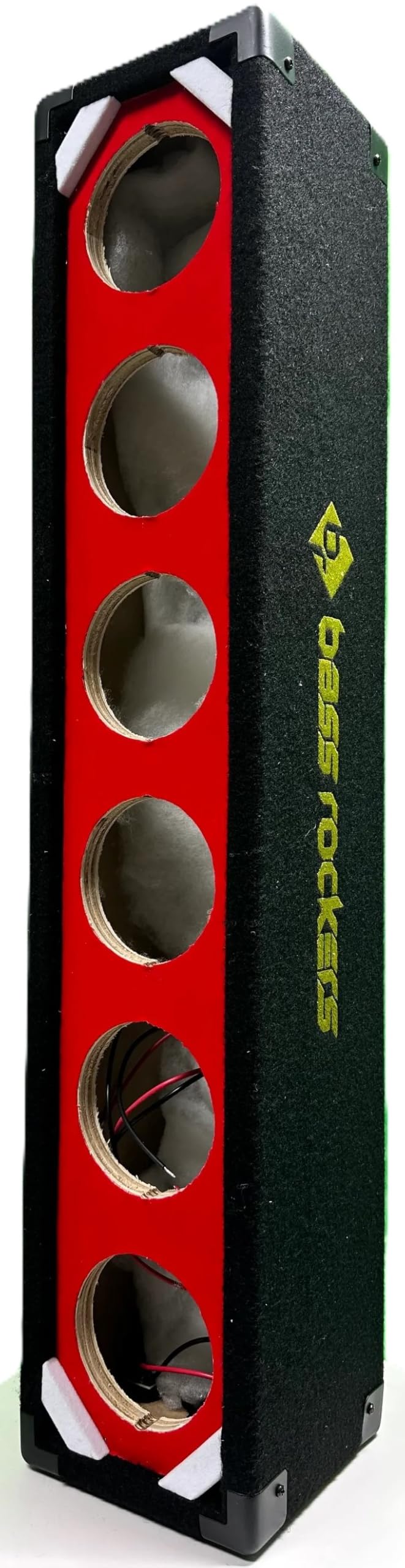 Bass Rockers 6 Tweeter Array Box Enclosure for 4