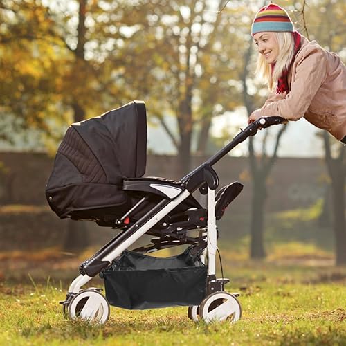 Miniatura 4 de Bolsa de malla de almacenamiento para cochecito  Bolsa de almacenamiento debajo del cochecito para Baby Essentials de tela Oxford cesta inferior de