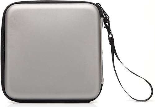 Miniatura 8 de KAYOND Estuche de almacenamiento de viaje duro portátil para USB, DVD, CD, Blu-ray RewriterWriter y unidades ópticas (gris)