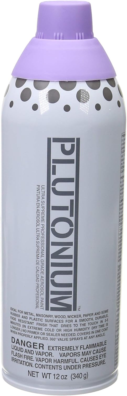 Plutonium Paint Ultra Supreme Professional Aerosol Spray Paint, 12-Ounce, Poupon Yellow