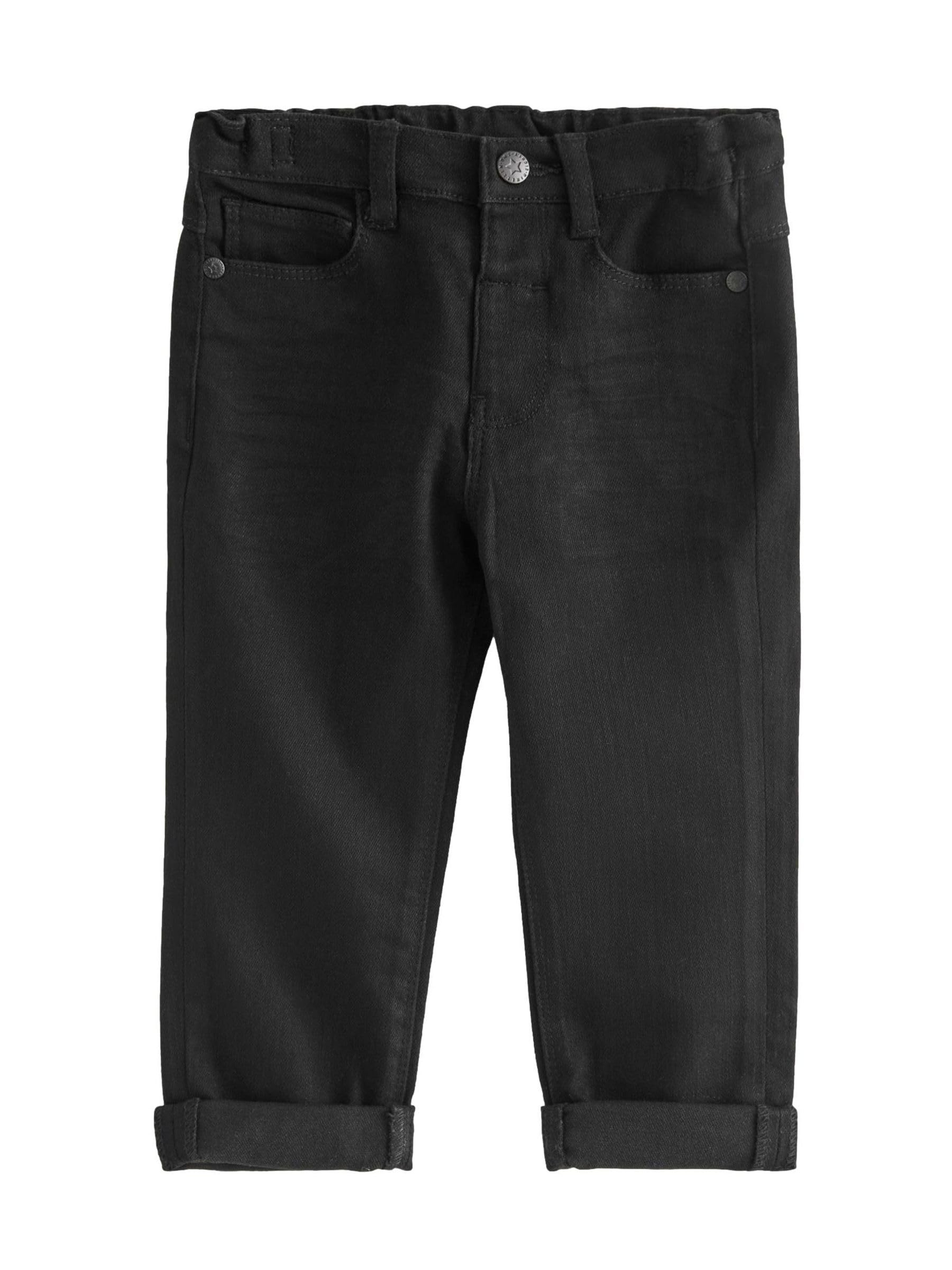 NEXT Garçon Jean Stretch Standard Confortable Noir 5 Ans-6 Ans