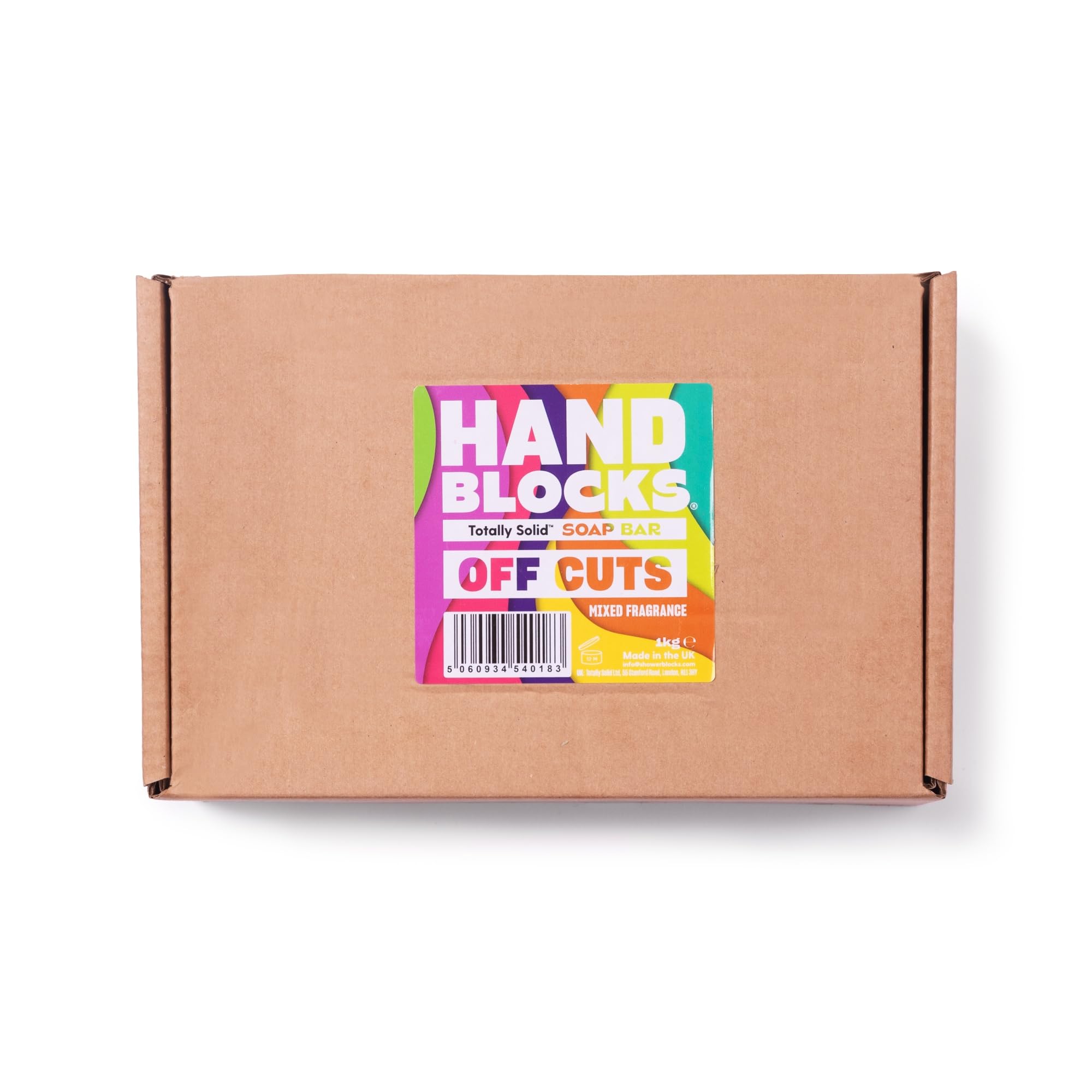 Hand Blocks OFF-CUTS (1kg) - Cold Processed Natural Soap Bars - Plastic, Palm, SLS, SLES & Paraben Free[Amazon-developed Certification] Compact by Design