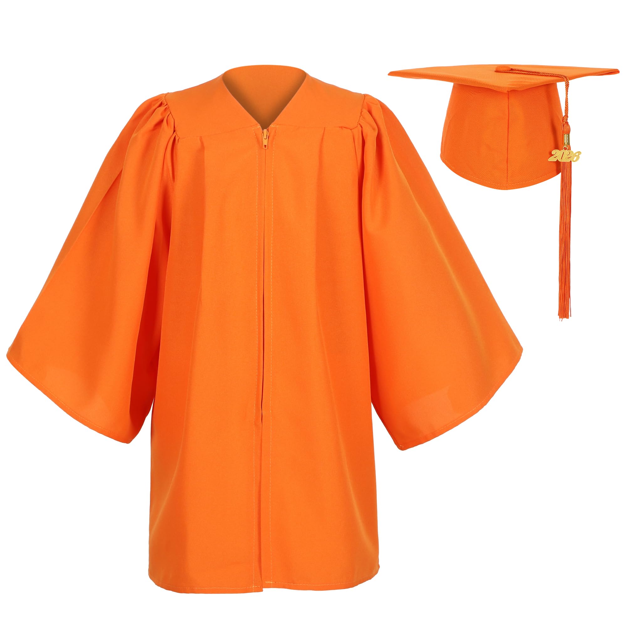 Matte Kindergarten Preschool Graduation Gown Cap 2026
