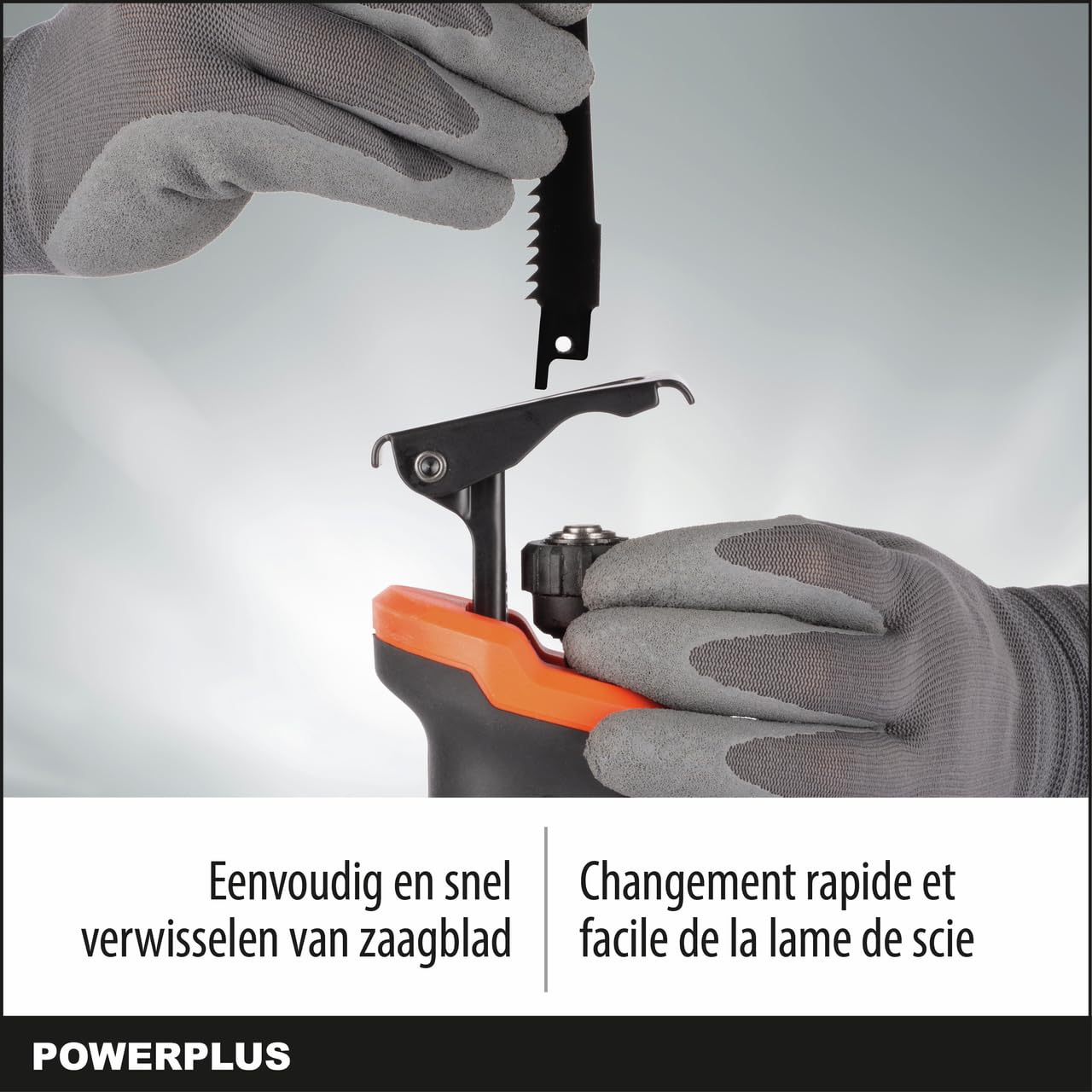 POWERPLUS POWDP25100 - Sierra de sable de 20 V, excl. batería y cargador