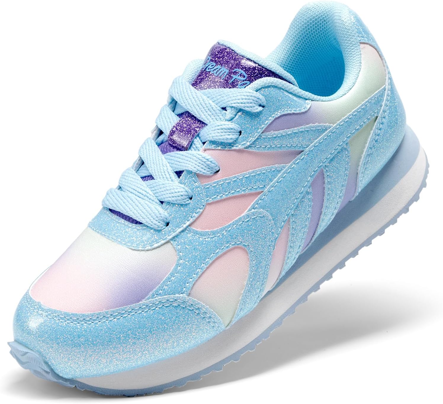 DREAM PAIRS Girls Tennis Shoes Rainbow Sneakers