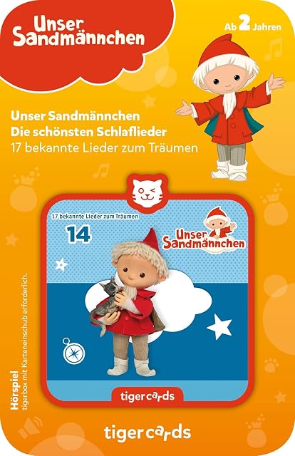 tigermedia tigercard Sandmännchen Episodio 14 Las Canciones de Cuna más Bellas sueñan Buenas Noches dormirse…