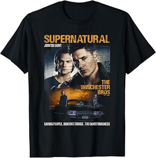 Supernatural Sam and Dean Poster T-Shirt