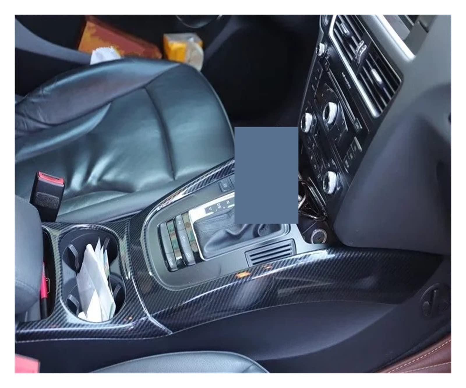 Bordure De Levier De Vitesses ABS Argent Mat Pour Land Rover Discovery Sport 2015-2017 - Autocollant 3M