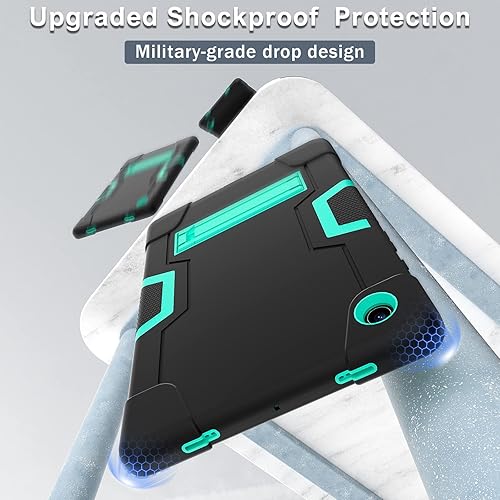 Miniatura 4 de WESOROL Funda para Samsung Galaxy Tab A8, Samsung Tablet A8 con protector de pantalla, resistente y resistente, híbrida de cuerpo completo, a prueba