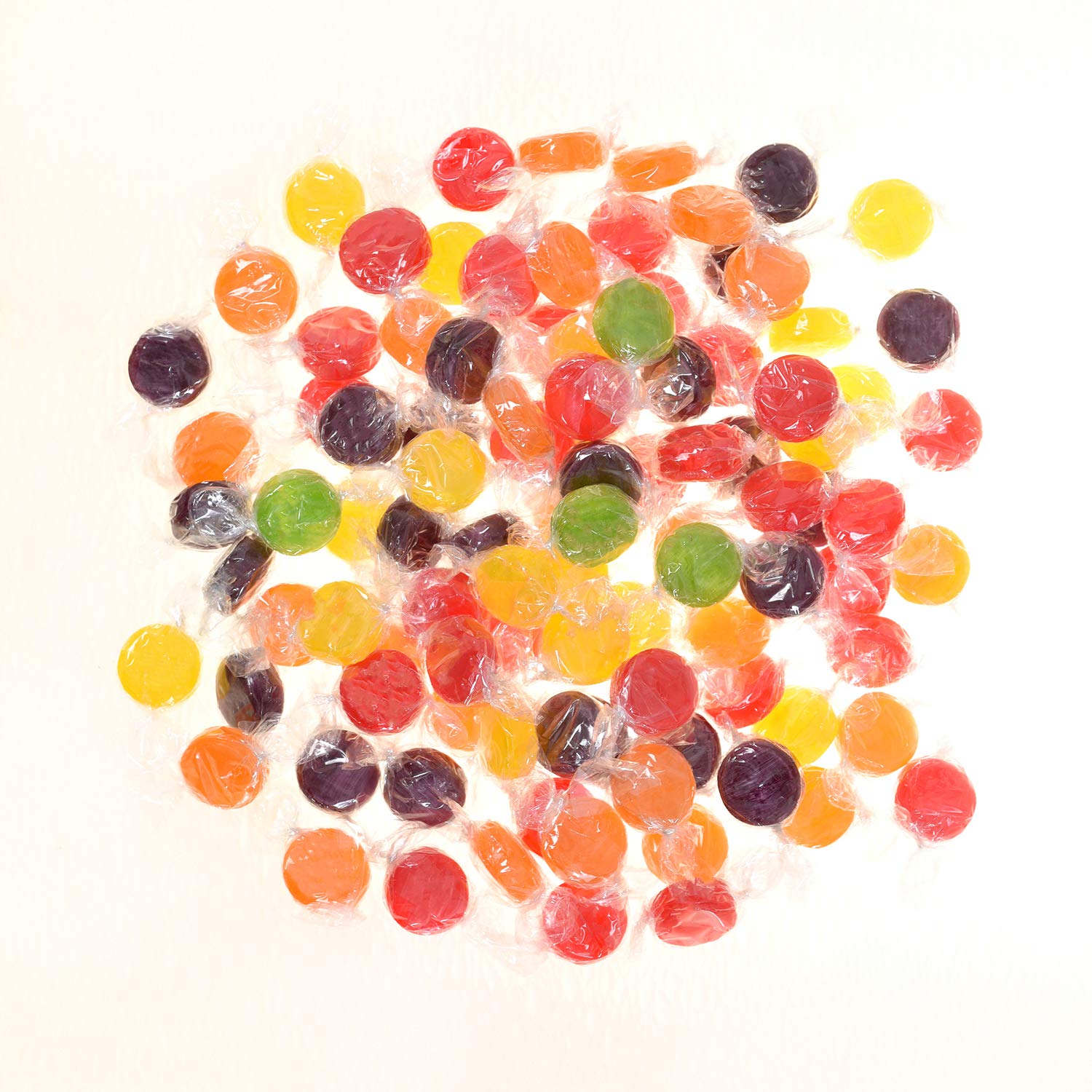 Buy Assorted Fruit Flavored Hard Candy, 5 Lb Individually Wrapped Bulk