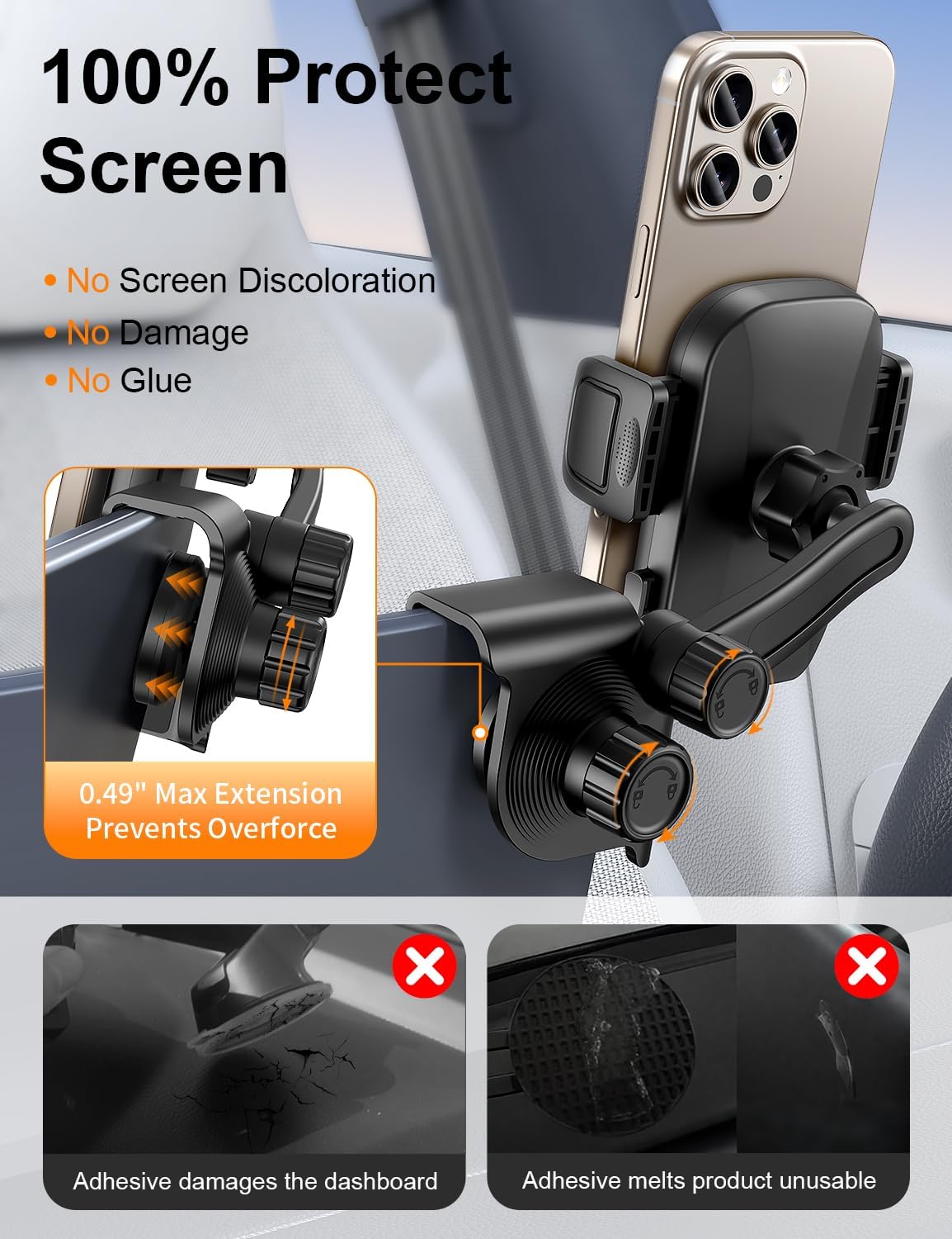 Supporto per telefono da auto per 718 Boxster 2016-2025