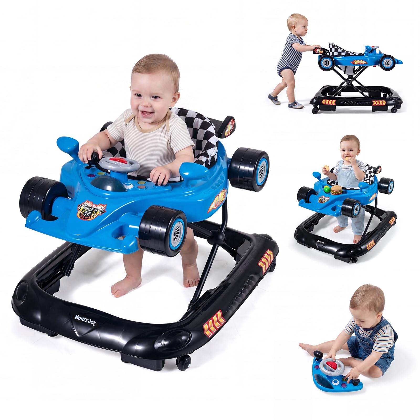 BABY JOY 4-in-1 Baby Walker - walkers | Mubboo