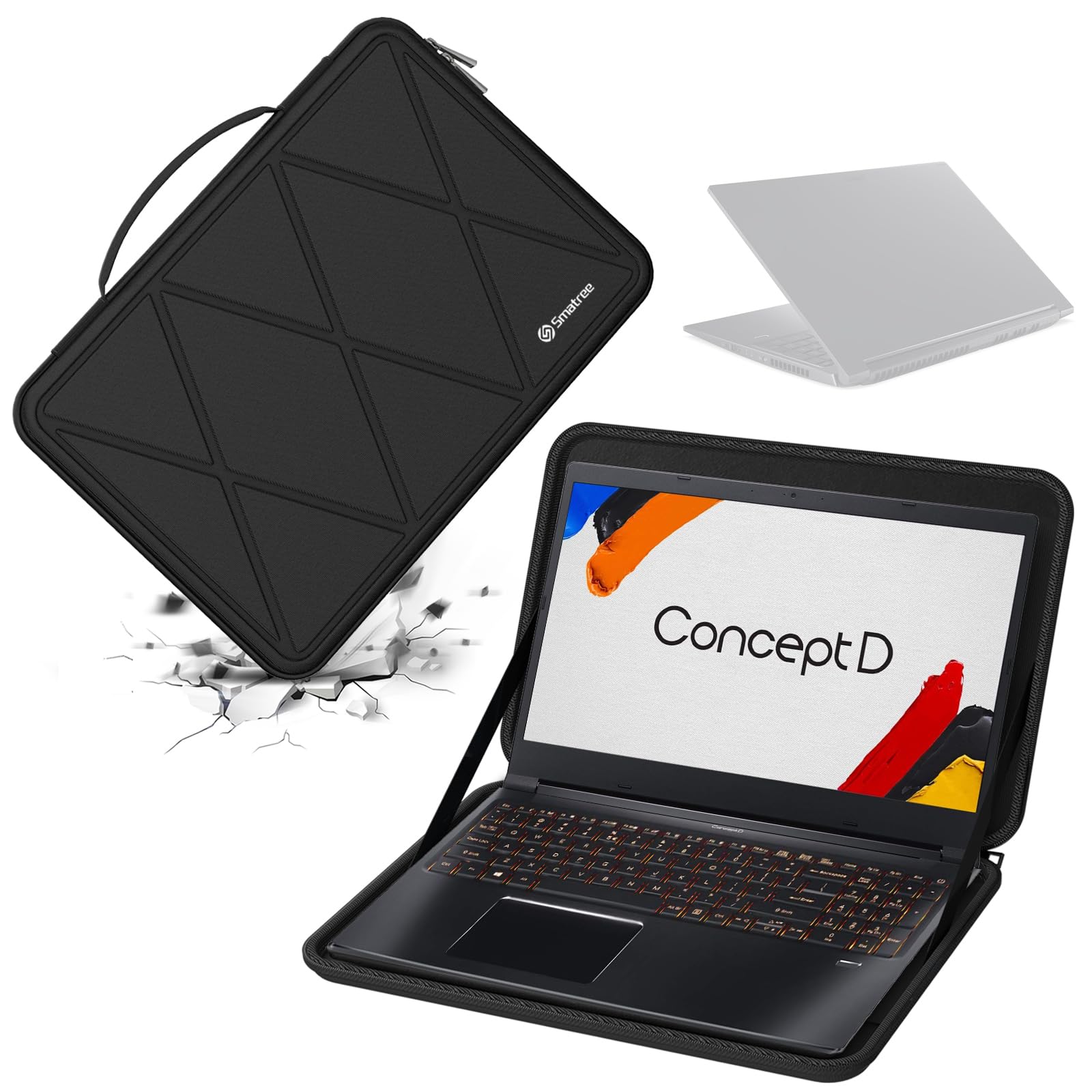 Funda para Acer ConceptD 3 protector de viaje portátil 14 pulgadas 7