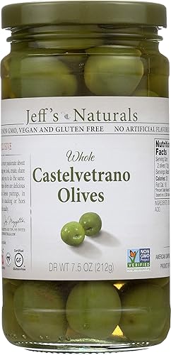 Jeffs Naturals Aceitunas Castelvetrano enteras 75 oz