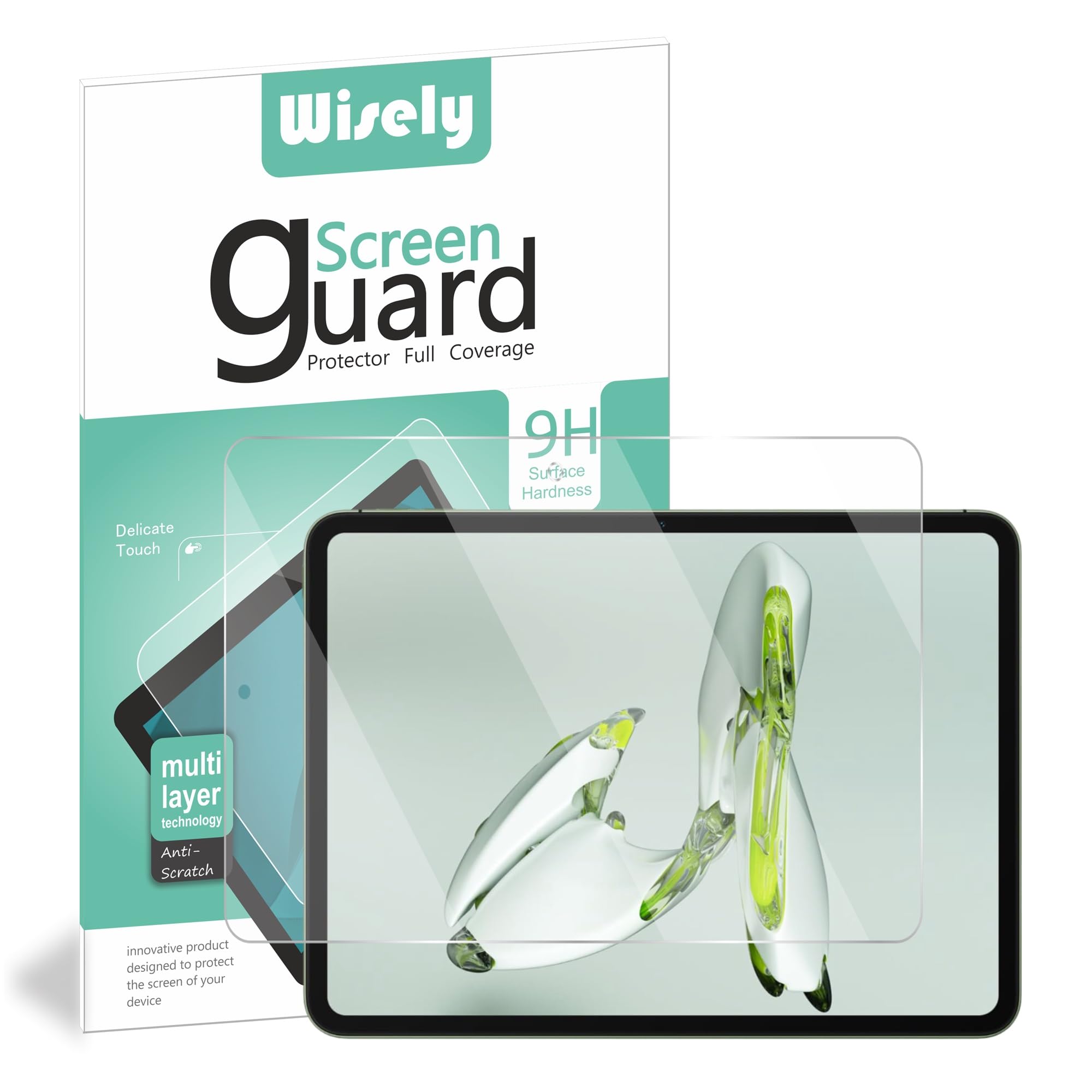 Wisely Premium Screen Protector for OnePlus Pad GO |11.35 inch| Anti-Scratch Tablet Glass Guard, 9H Ultimate Protection, Bubble-Free, Easy installation kit - HD Clear