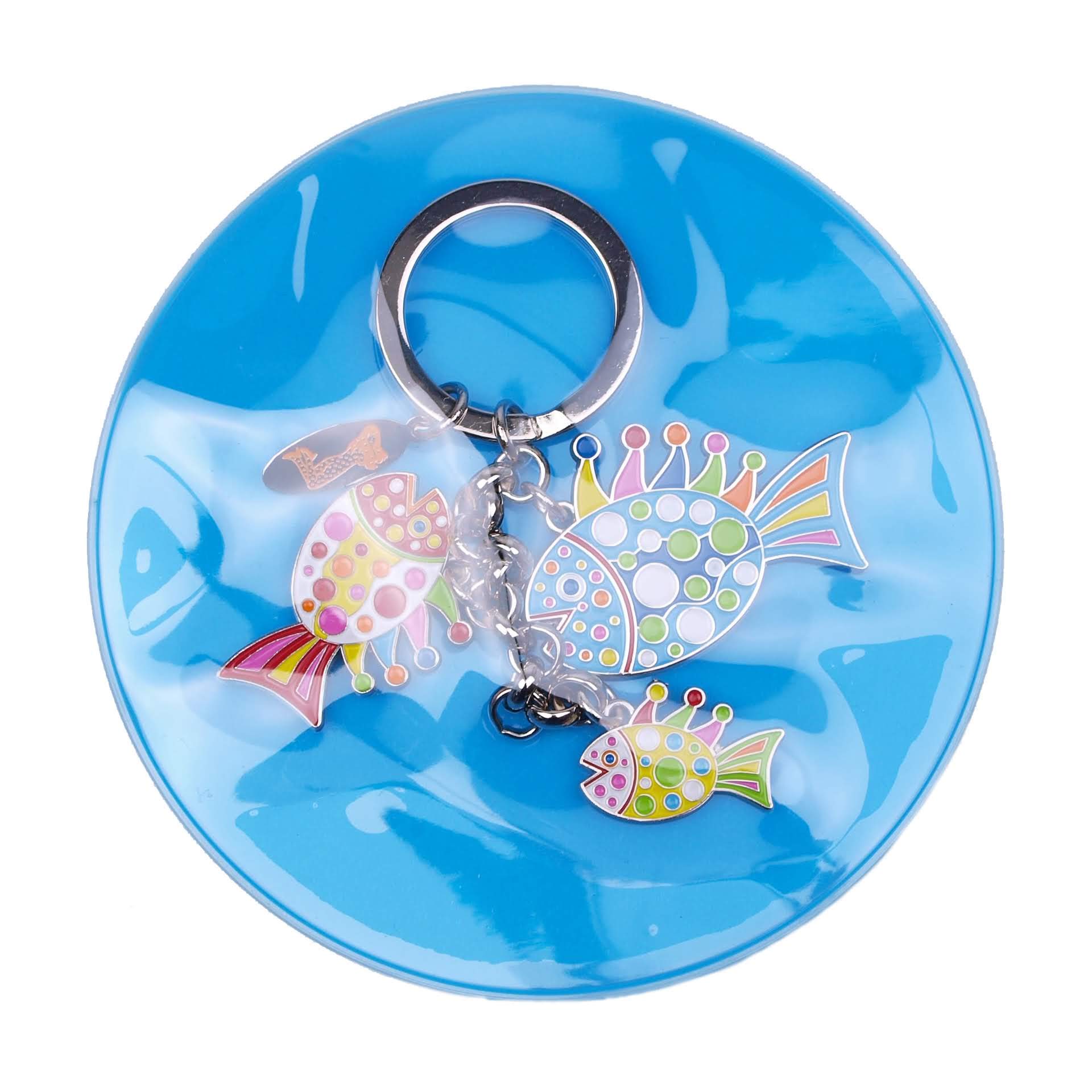 Amazon.co.jp: [ラムフロム] 草間彌生 キーリング [魚] : ファッション