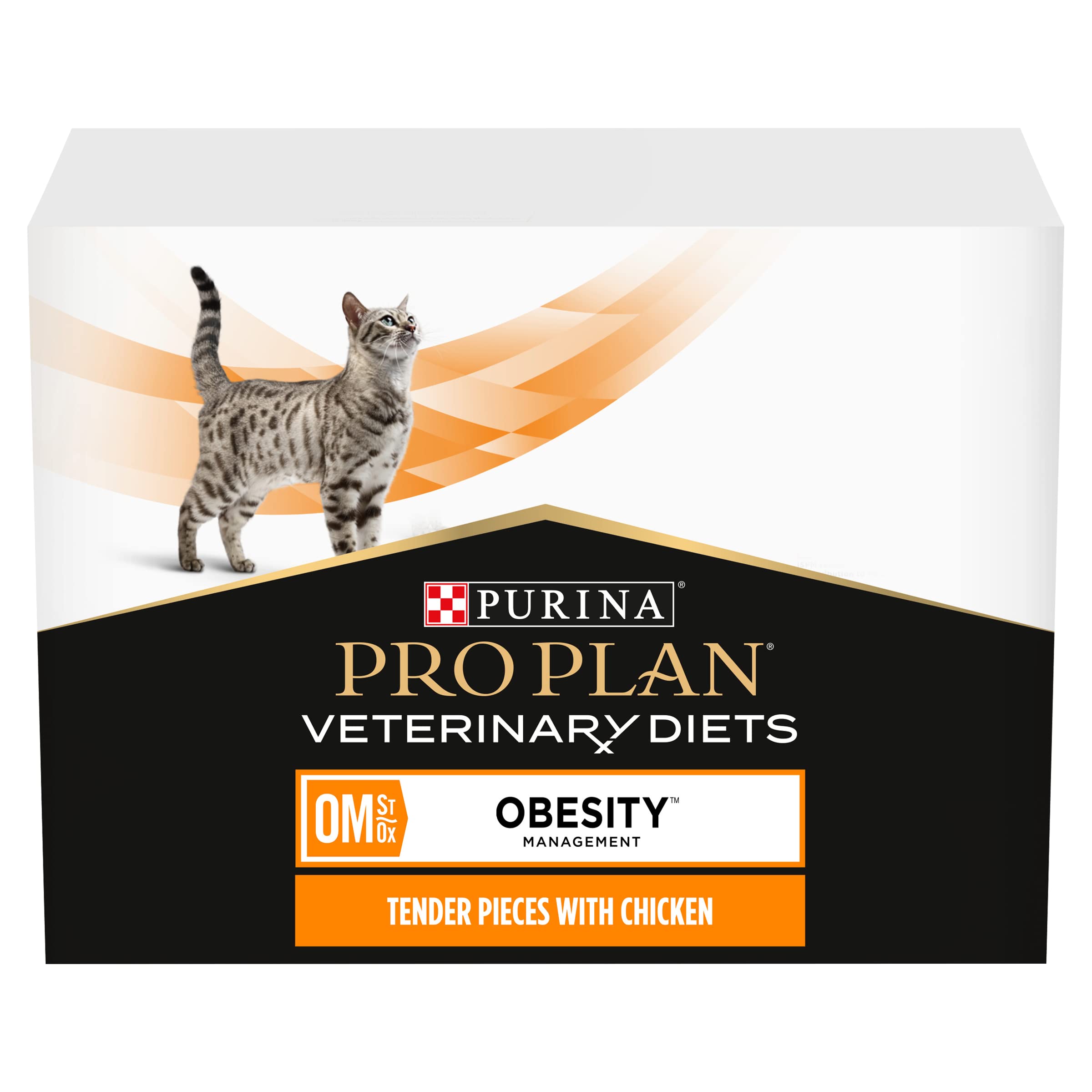 Purina Pro Plan Veterinary Diets OM Obesity Management Chicken Wet Cat Food Pouch