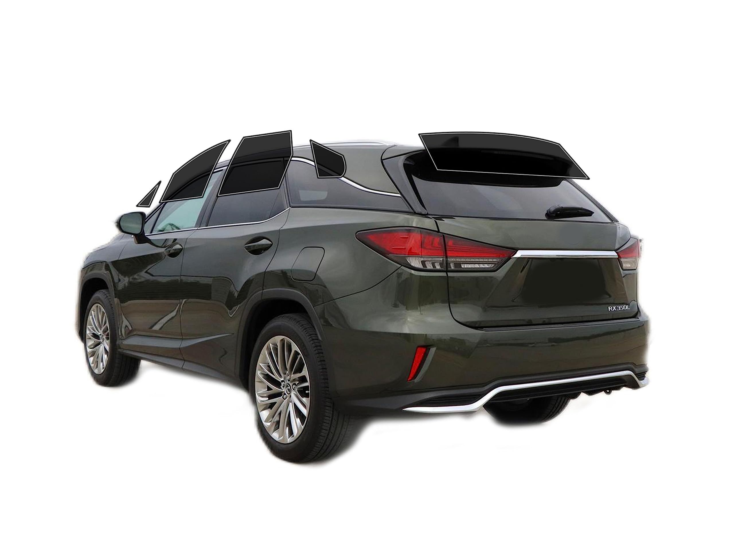 AUTOTEK Precut Windows Tint Film All Sides Cars Sun Blocking Protection Privacy Anti Shatter Glass 2 Ply Film Any Tint Shade kit for Lexus RX 2016-2022