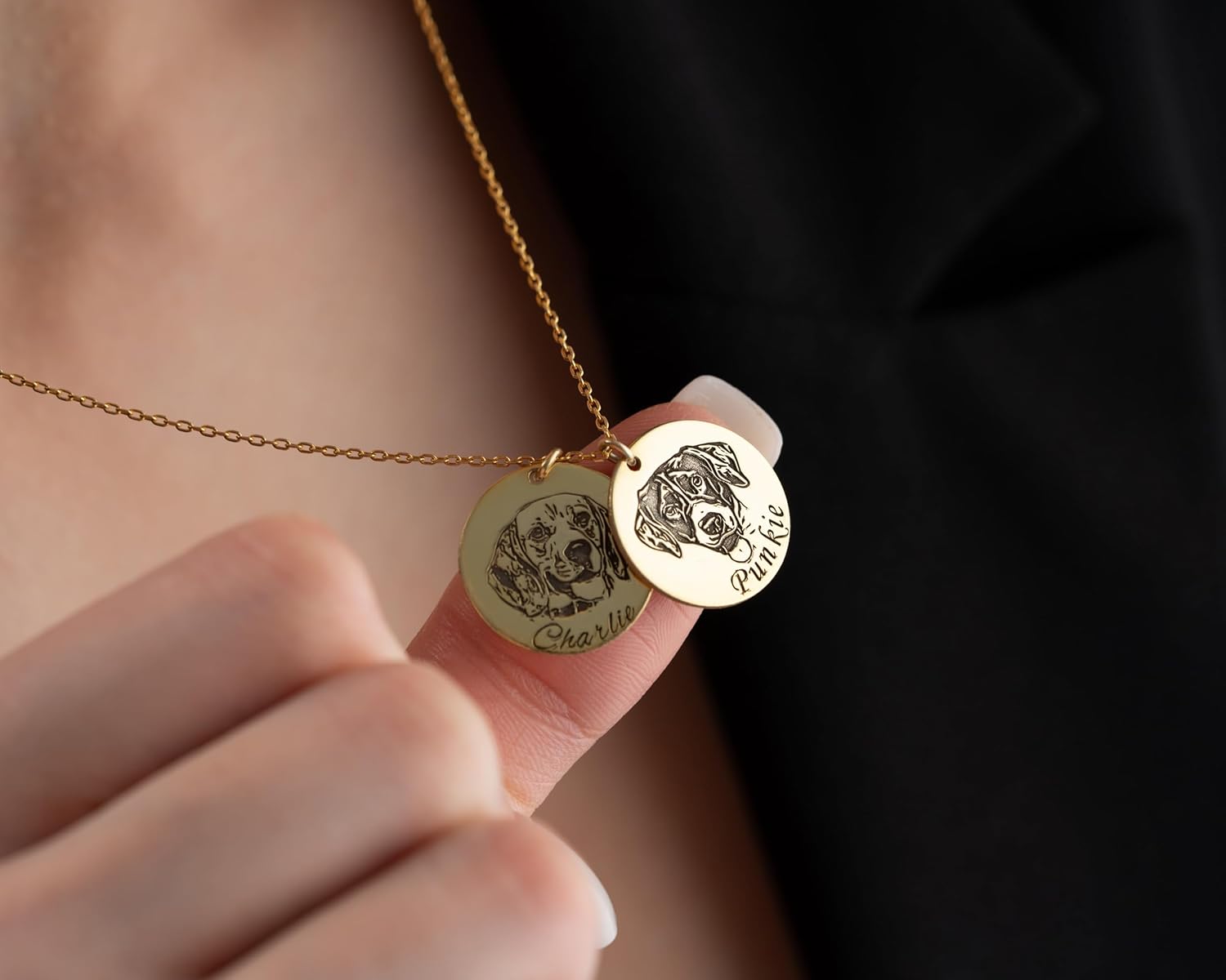 Dog Memorial Necklace for Women, Sterling Silver Paw Necklace with Custom Name, Pet Remembrance Jewelry, Paw Necklace, Personalized Necklace - Image 5