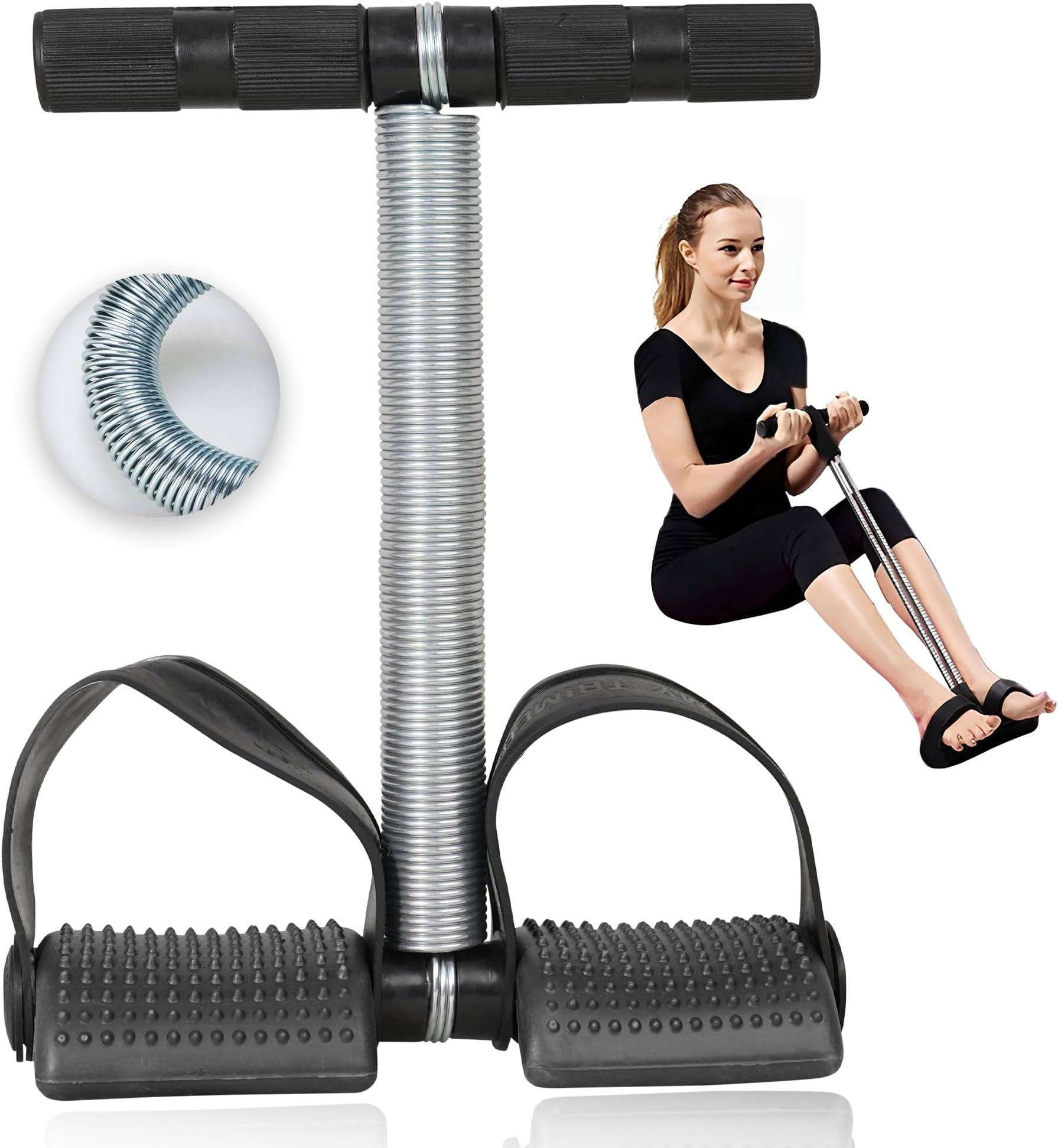 MANOGYAM Tummy Trimmer | Waist Trimmers | Single Spring Tummy Trimmer | Ab Exerciser | Body Toner | Fat Burner | Fitness Equipment | Abdominal Exercise for Men & Women
