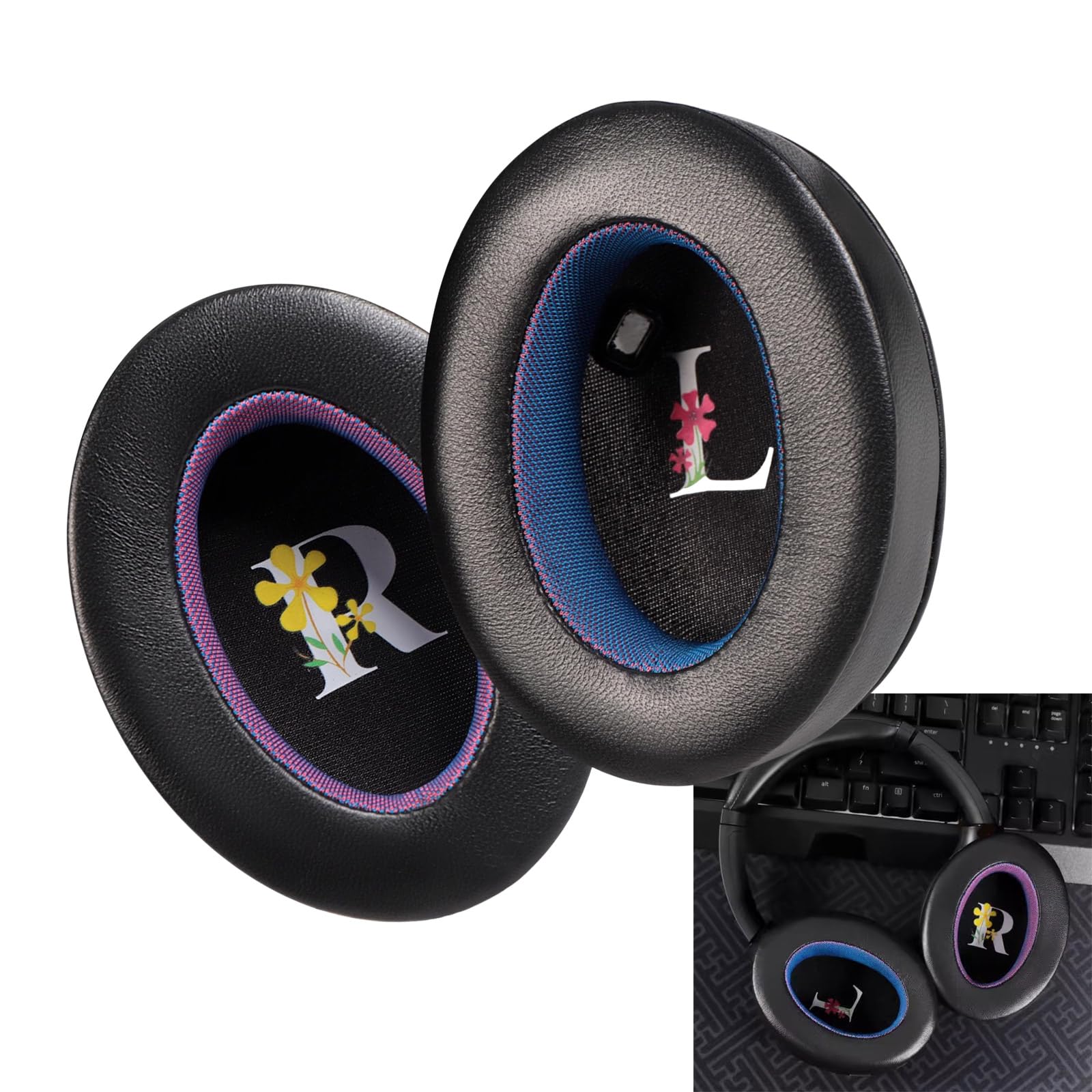 Coussinets d ' Oreille de Remplacement durables pour écouteurs WH1000XM4, Coussinets d ' Oreille en Peau de Mouton, Isolation du Bruit et Confort, Coussinets de Remplacement