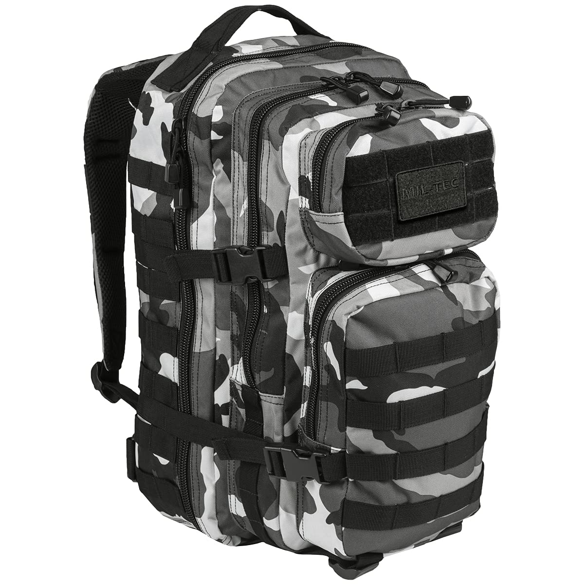 MIL-TEC Backpack US ASSAULT PACK with 36L MOLLE System - URBAN Camo