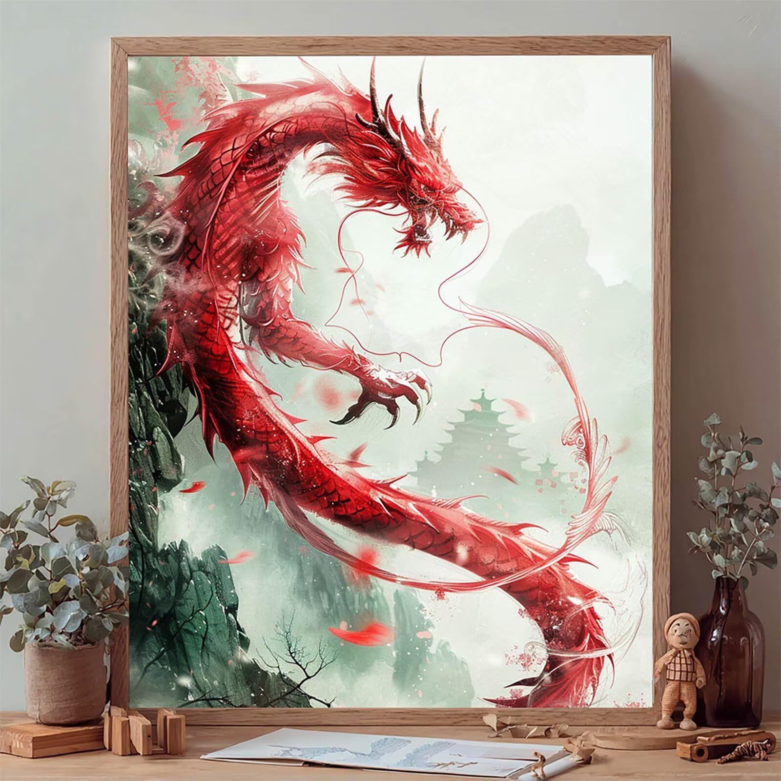 Diamond Painting 100x135cm, Animale Diamond Painting Kit Completo, 9-3829