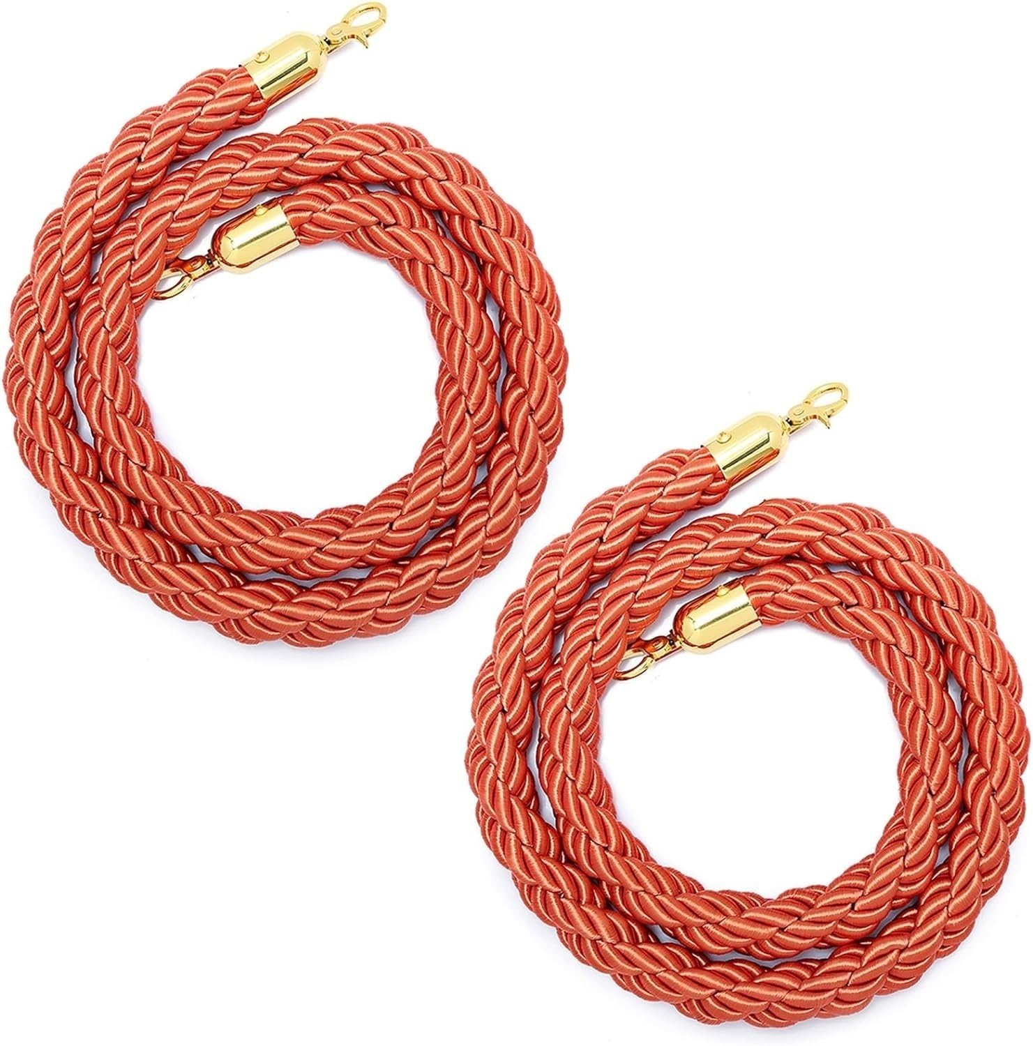 Generico Reti di carico, Rete di Sicurezza per Corda di Iuta Resistente, Corda di Protezione per Bambini, Corde di barriera retrattili per Code con Ganci, Confezione da 2 (Diametro 180 cm/6 Piedi) PE