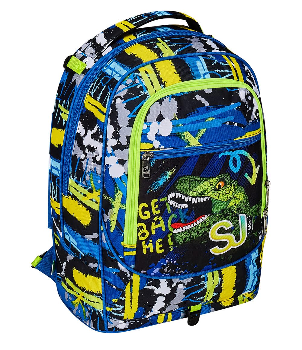 SJ GANG STYLE JAM GANG Trolley New Tech Cuccioli SJ, Blu, Cross-over System, Bambini e ragazzi, Scuola elementare e media, Tempo libero e viaggi