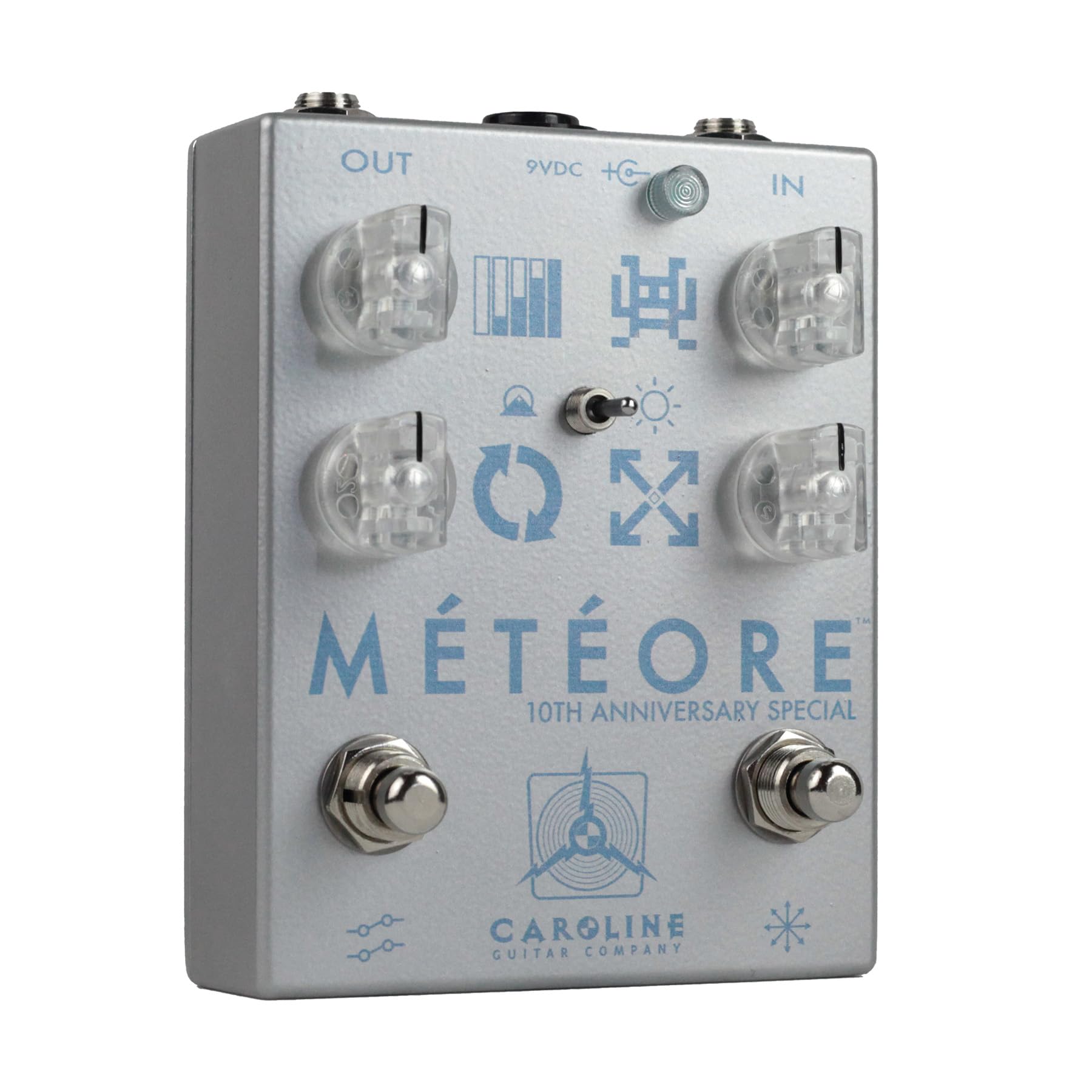Amazon.com: Caroline Guitar Météore Reverb Guitar Pedal - 10th