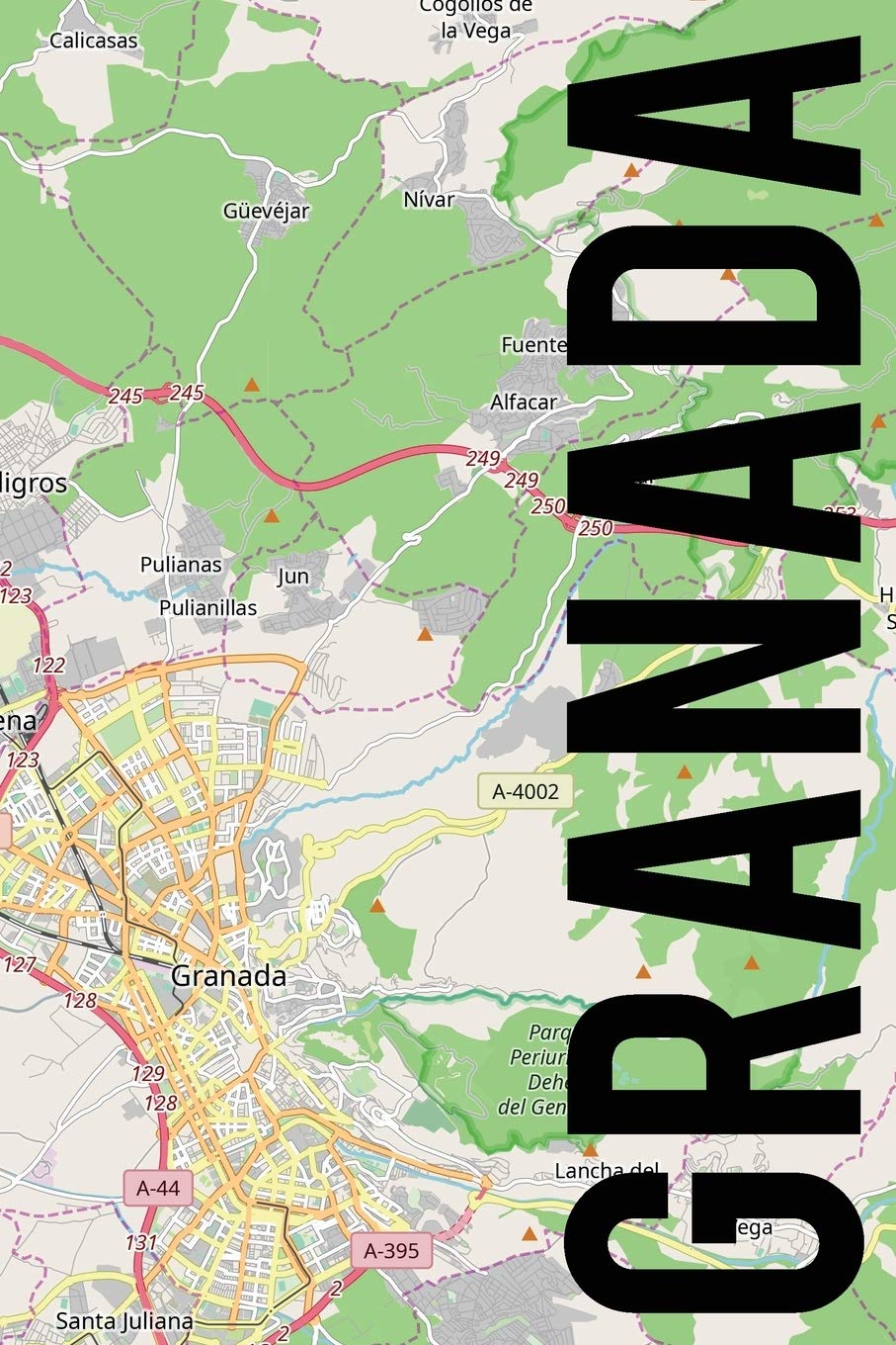 Granada: 6x9 blank lined journal